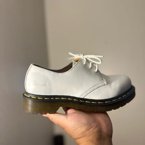 Dr. Martens White Leather 11837 Women's Shoe
